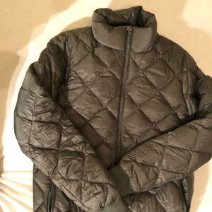 Down quilted jacket